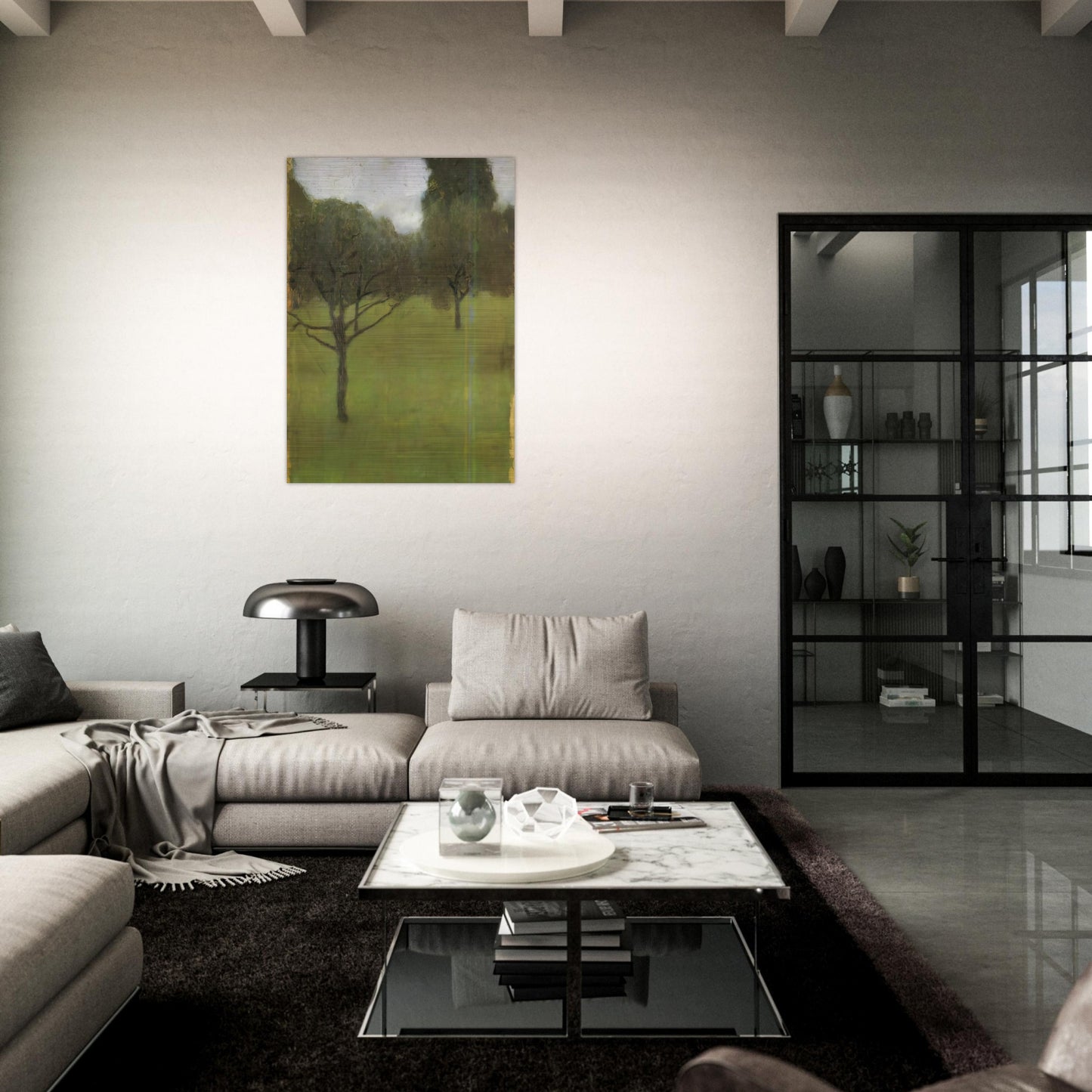 ORCHARD - Gustav Klimt Brushed Aluminum Print - 70x100 cm / 28x40 inches | Gustav Klimt Aluminum Print | Gustav Klimt Prints