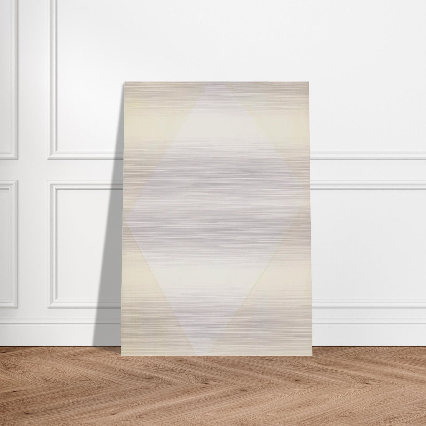 Two Whites - Ellsworth Kelly Brushed Aluminum Print - 70x100 cm / 28x40 inches | Ellsworth Kelly Aluminum Print | Ellsworth Kelly Prints