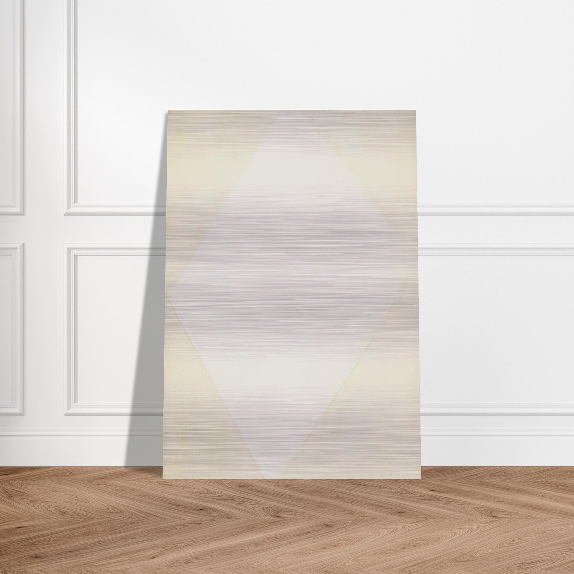 Two Whites - Ellsworth Kelly Brushed Aluminum Print - 70x100 cm / 28x40 inches | Ellsworth Kelly Aluminum Print | Ellsworth Kelly Prints