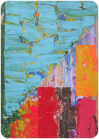 25.4.78 - 1978 By John Hoyland Pack of 10 Post Cards | John Hoyland Post Cards | A6 (10.5 x 14.8 cm) - 4.1 x 5.8 inches