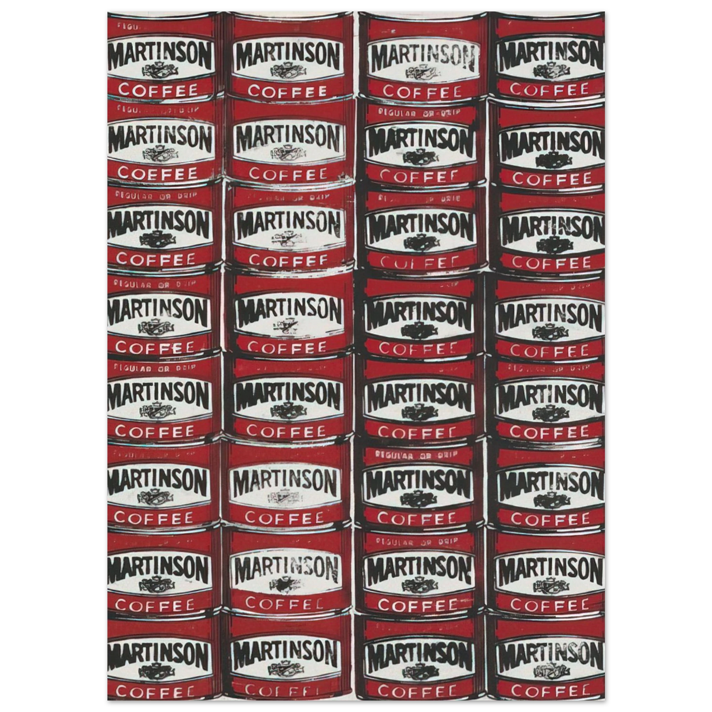 Andy Warhol - Martinson Coffee Fine Art Poster