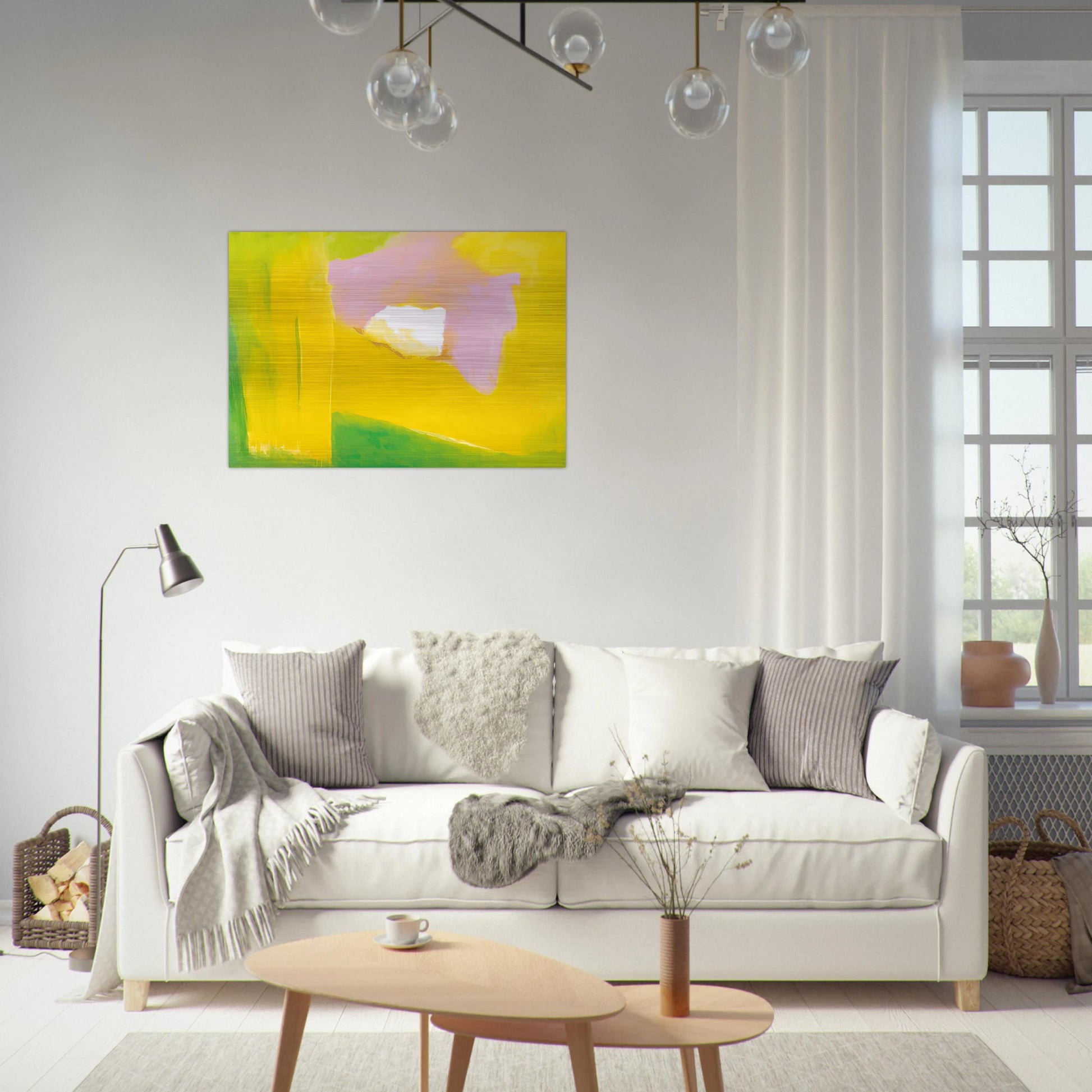 UNTITLED 8 1997 - Esteban Vicente Brushed Aluminum Print - 70x100 cm / 28x40 inches | Esteban Vicente Aluminum Print | Esteban Vicente Prints