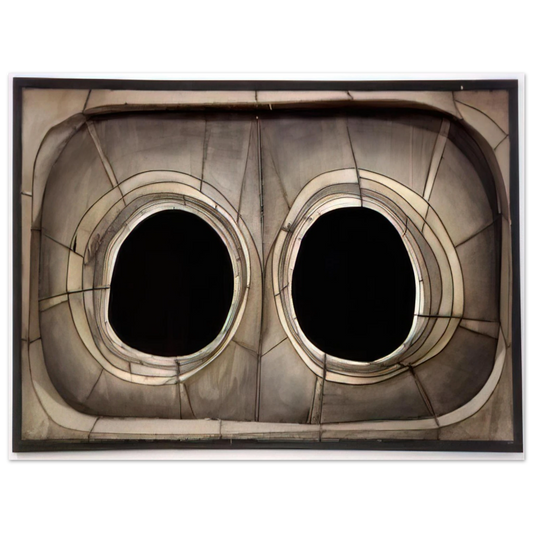Lee Bontecou - UNTITLED 1960  75x100 cm / 30x40inches Fine Art Poster