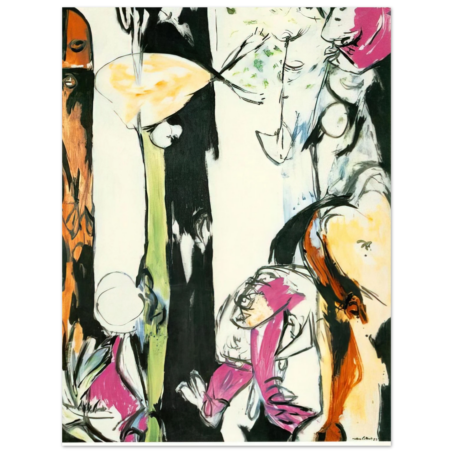 Jackson Pollock - EASTER AND THE TOTEM  75x100 cm / 30x40inches Fine Art Poster