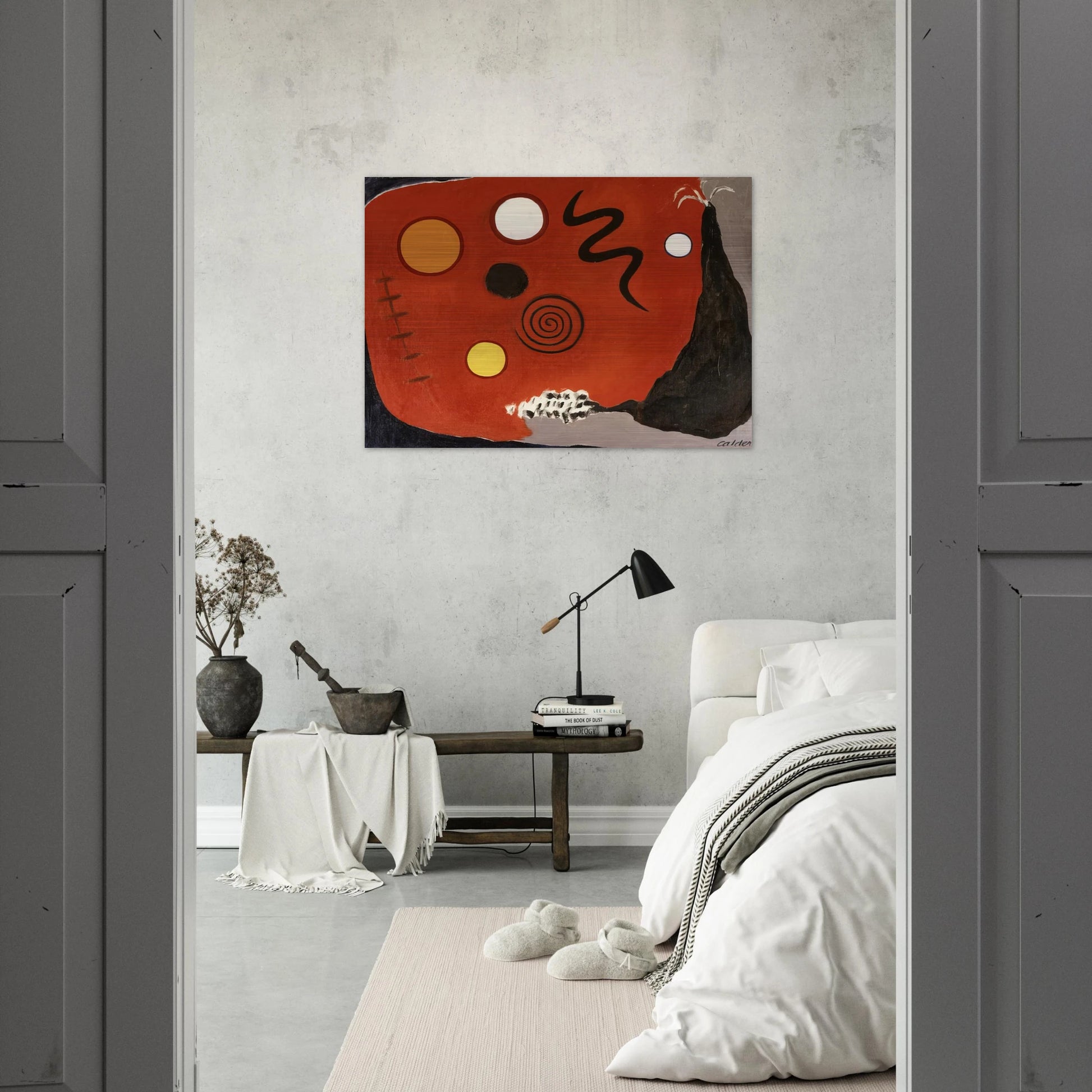 THE FUSE 1947 - Alexander Calder Brushed Aluminum Print - 70x100 cm / 28x40 inches | Alexander Calder Aluminum Print | Alexander Calder Prints