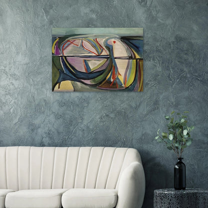 Untitled - 1948 - Bram van Velde Brushed Aluminum Print - 70x100 cm / 28x40 inches | Bram van Velde Aluminum Print | Bram van Velde Prints