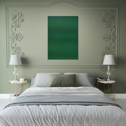 Microchromie ZL, 70 Vert jade - Fernand Leduc Brushed Aluminum Print - 70x100 cm / 28x40 inches | Fernand Leduc Aluminum Print | Fernand Leduc Prints