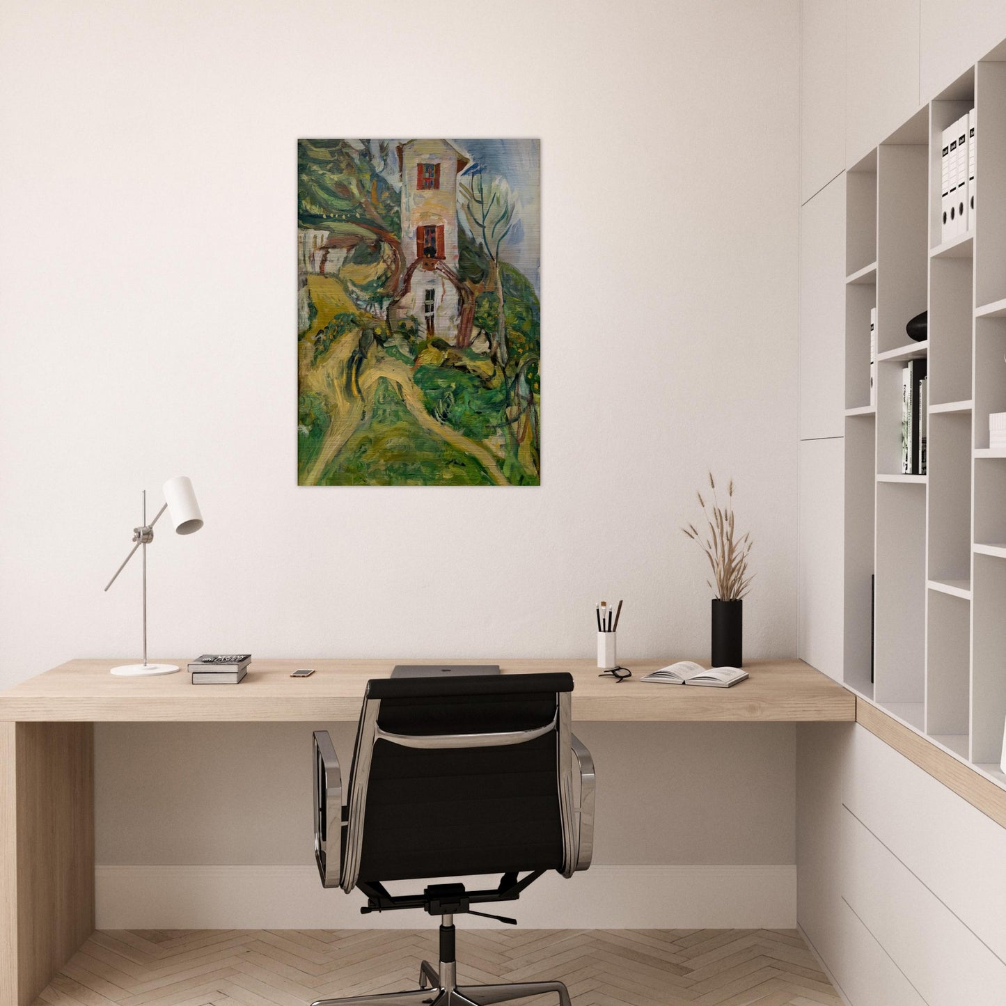 WHITE HOUSE 1918 - Chaim Soutine Brushed Aluminum Print - 70x100 cm / 28x40 inches | Chaim Soutine Aluminum Print | Chaim Soutine Prints