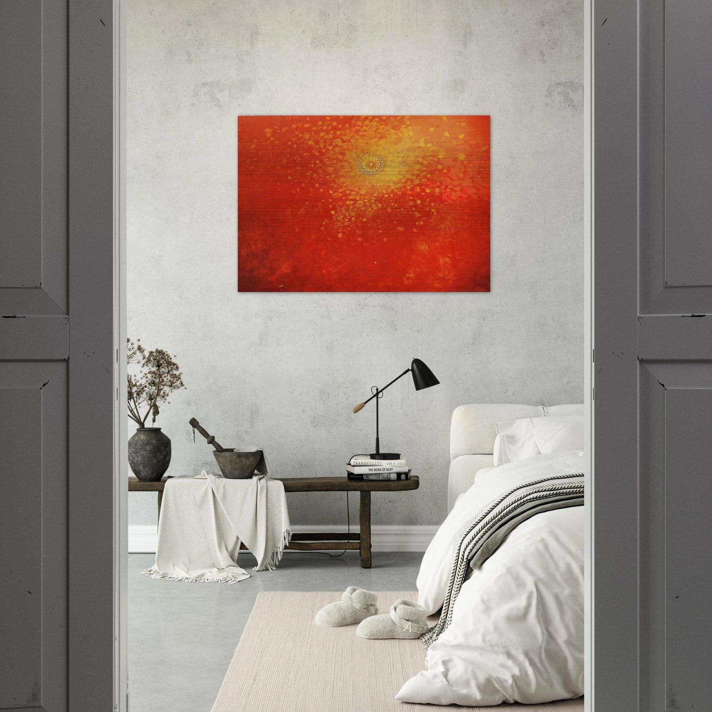 The cardinals are dying - Max Ernst Brushed Aluminum Print - 70x100 cm / 28x40 inches | Max Ernst Aluminum Print | Max Ernst Prints