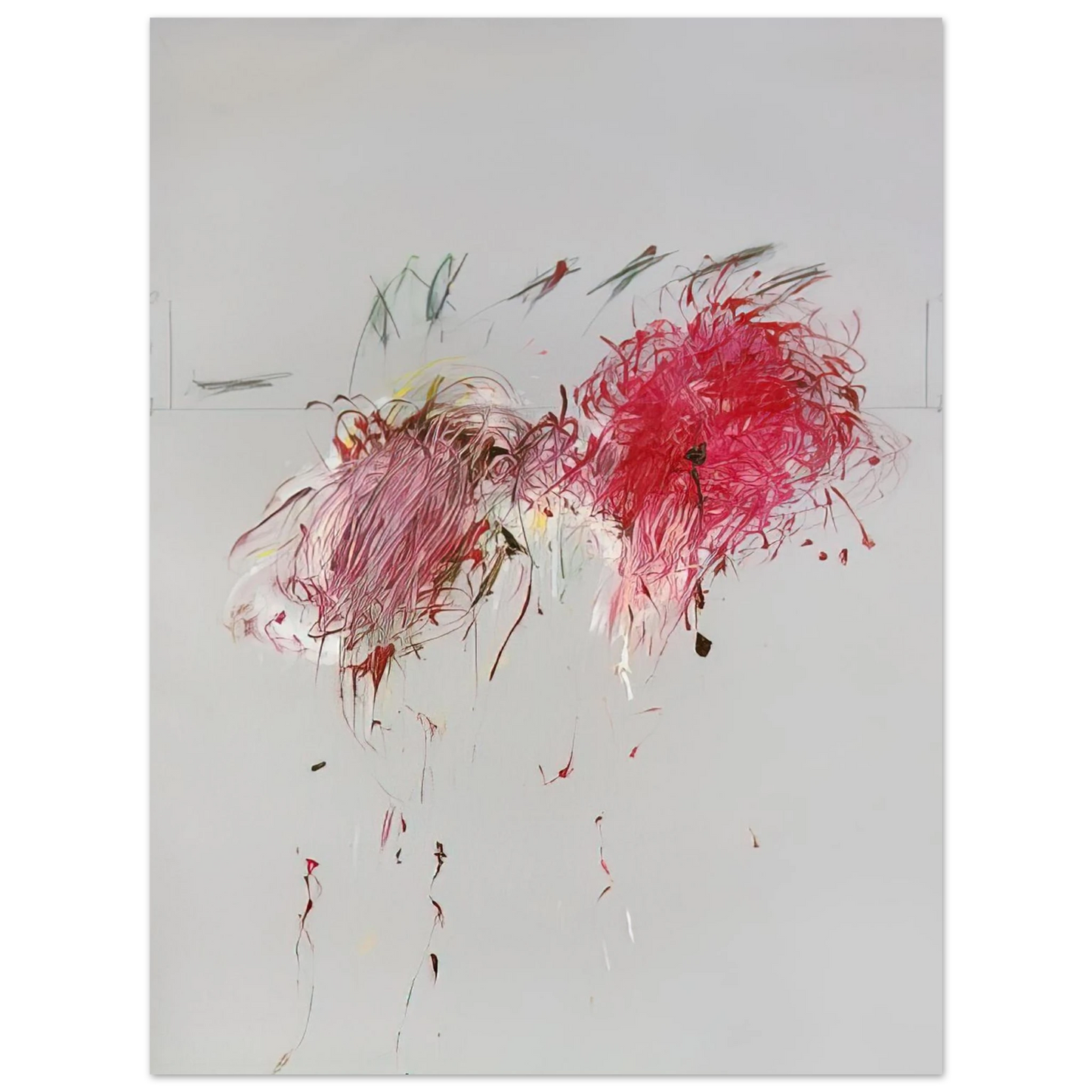 Cy Twombly - Nine Discourses on Commodus, , Part VII  75x100 cm / 30x40inches Fine Art Poster