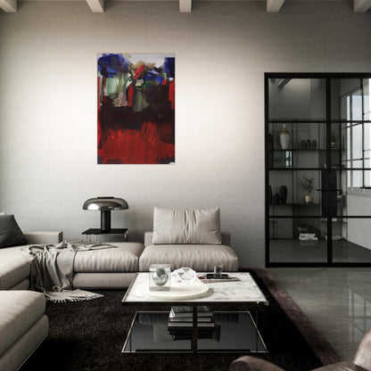Nulli Secundus - Hans Hofmann Brushed Aluminum Print - 70x100 cm / 28x40 inches | Hans Hofmann Aluminum Print | Hans Hofmann Prints