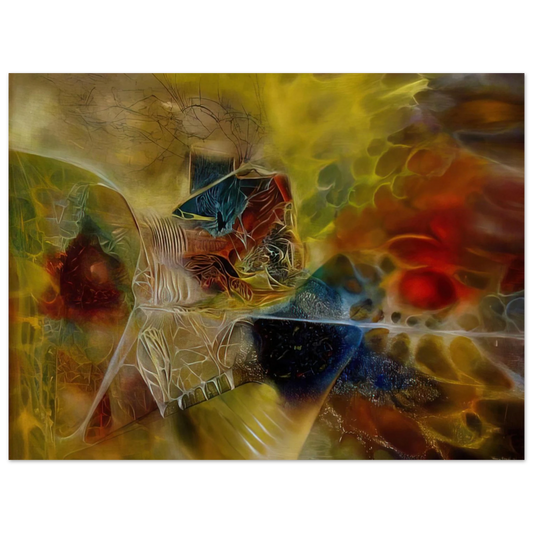 Jimmy Ernst - Biological Discovery - 1944  75x100 cm / 30x40inches Fine Art Poster