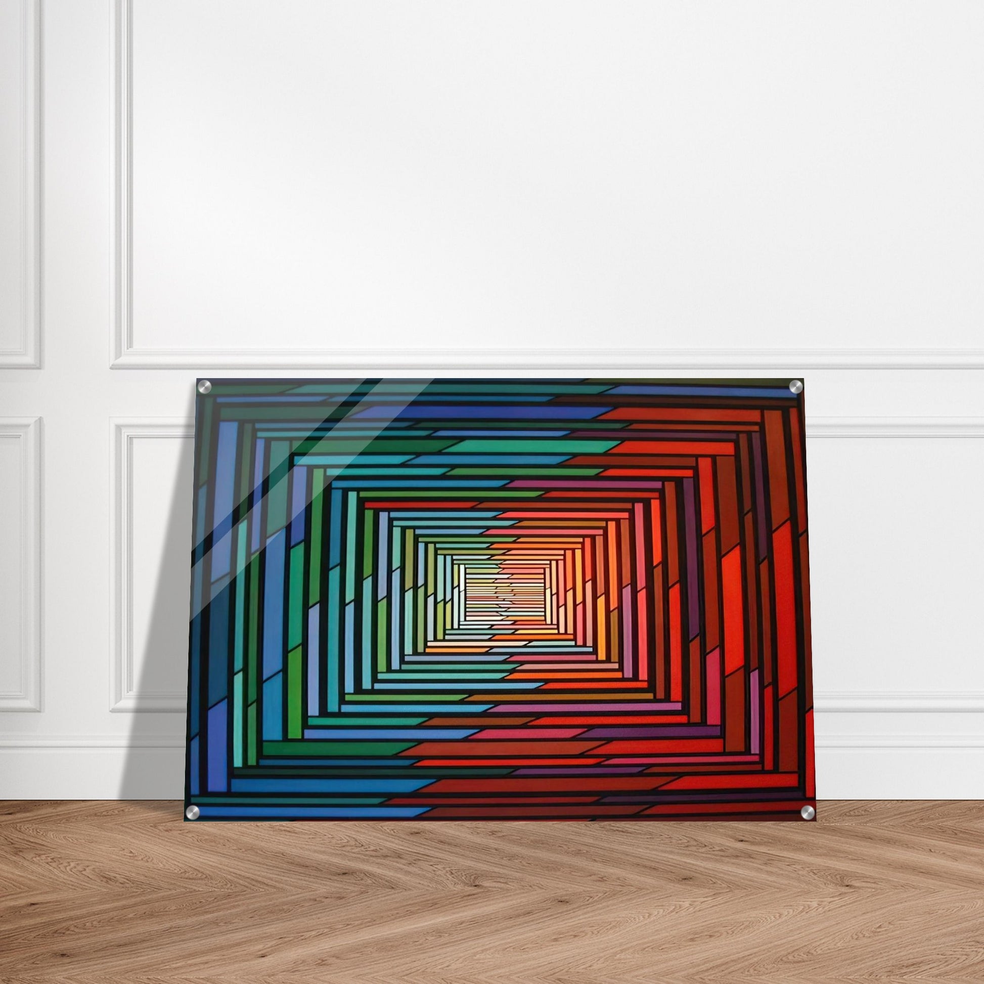 No – Stop - 1996 - Piero Dorazio Acrylic Print - 70x100 cm / 28x40″ inches