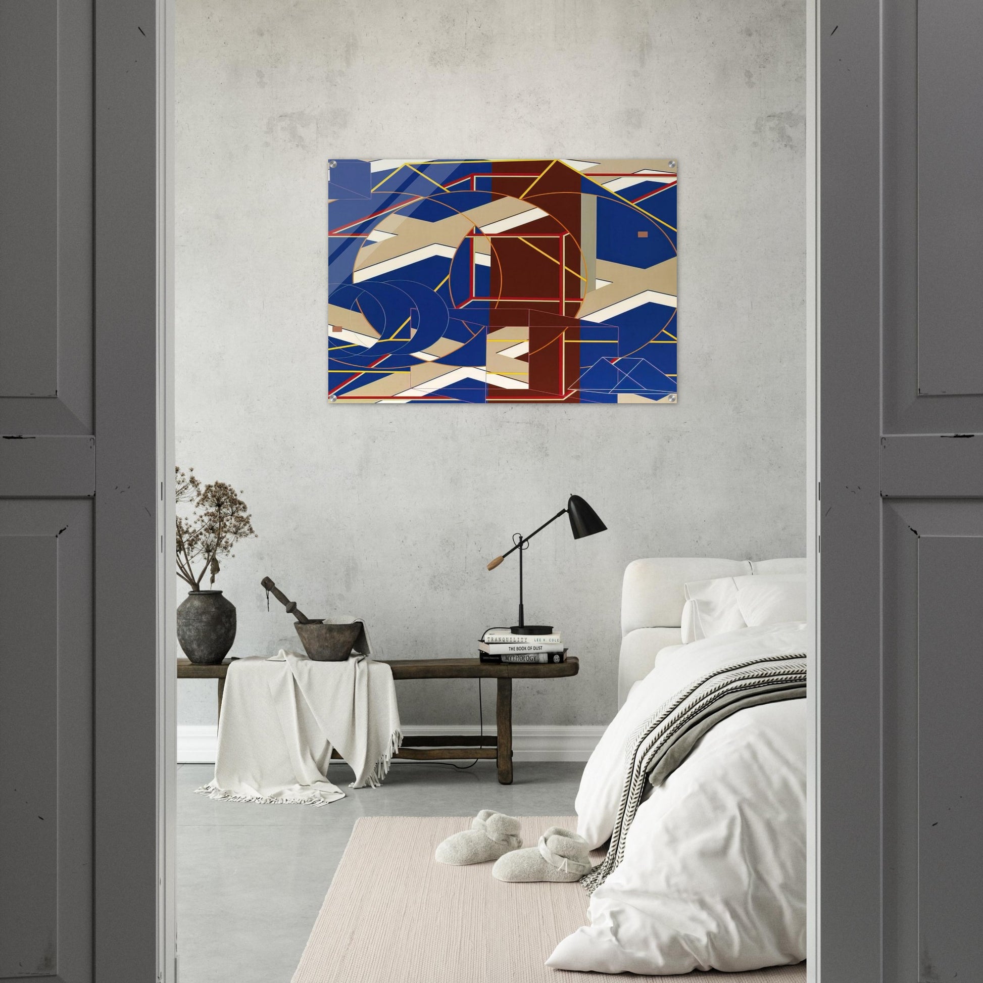 C-B-1 - Al Held Acrylic Print - 70x100 cm / 28x40″ inches | Al Held Wall Art | Al Held Prints