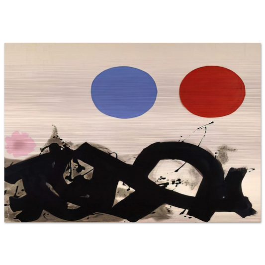 Rolling - 1961 - Adolph Gottlieb Brushed Aluminum Print - 70x100 cm / 28x40 inches | Adolph Gottlieb Aluminum Print | Adolph Gottlieb Prints