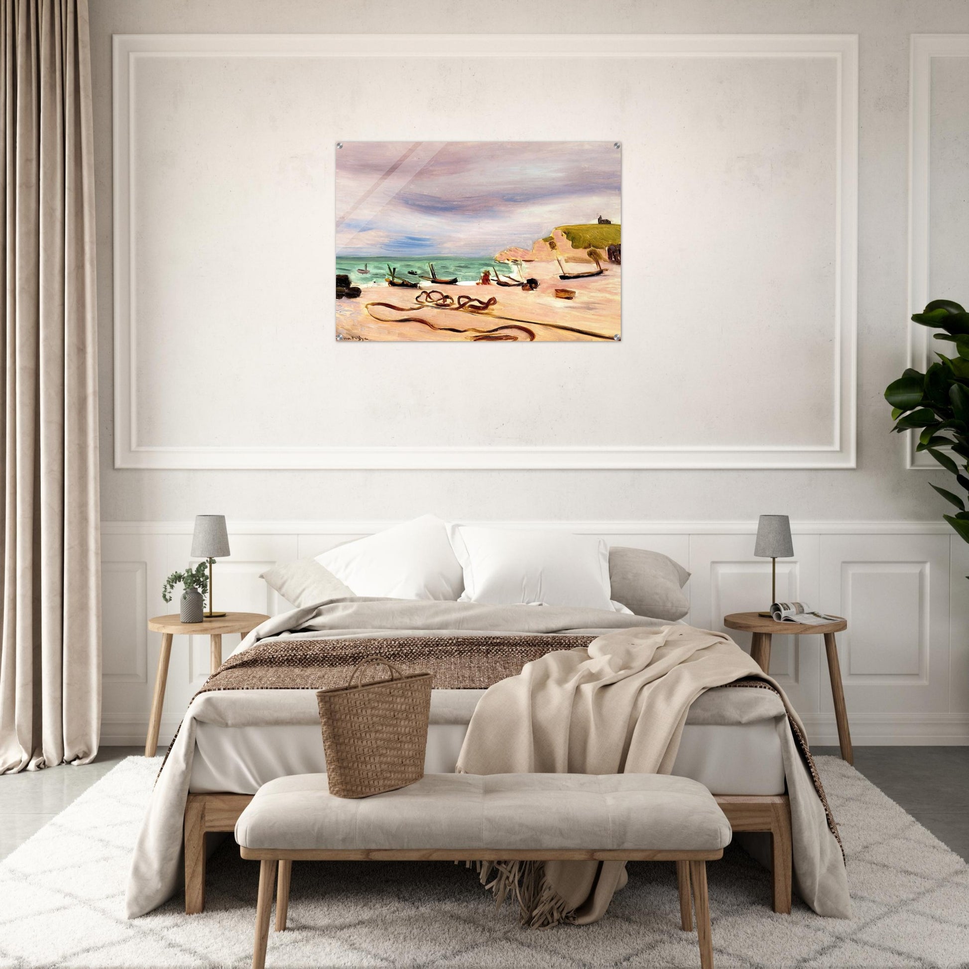 ROPES ON THE BEACH AT ETRETAT 1920 - Henri Matisse Acrylic Print - 70x100 cm / 28x40″ inches