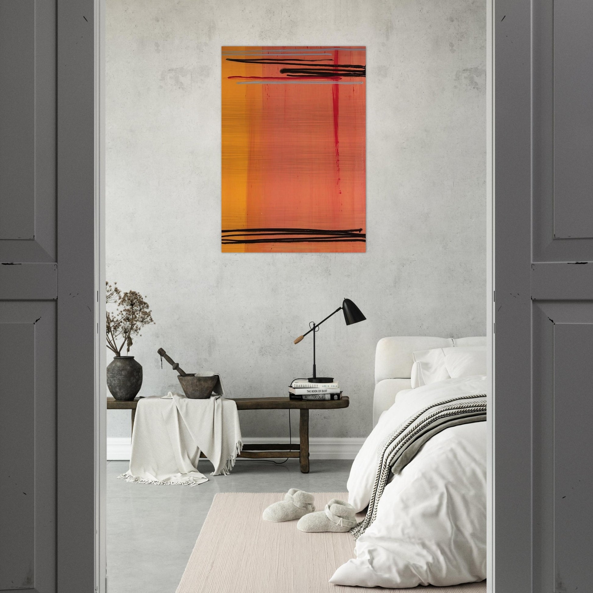 Caxambus - Color Field Painting - Larry Zox Brushed Aluminum Print - 70x100 cm / 28x40 inches | Larry Zox Aluminum Print | Larry Zox Prints
