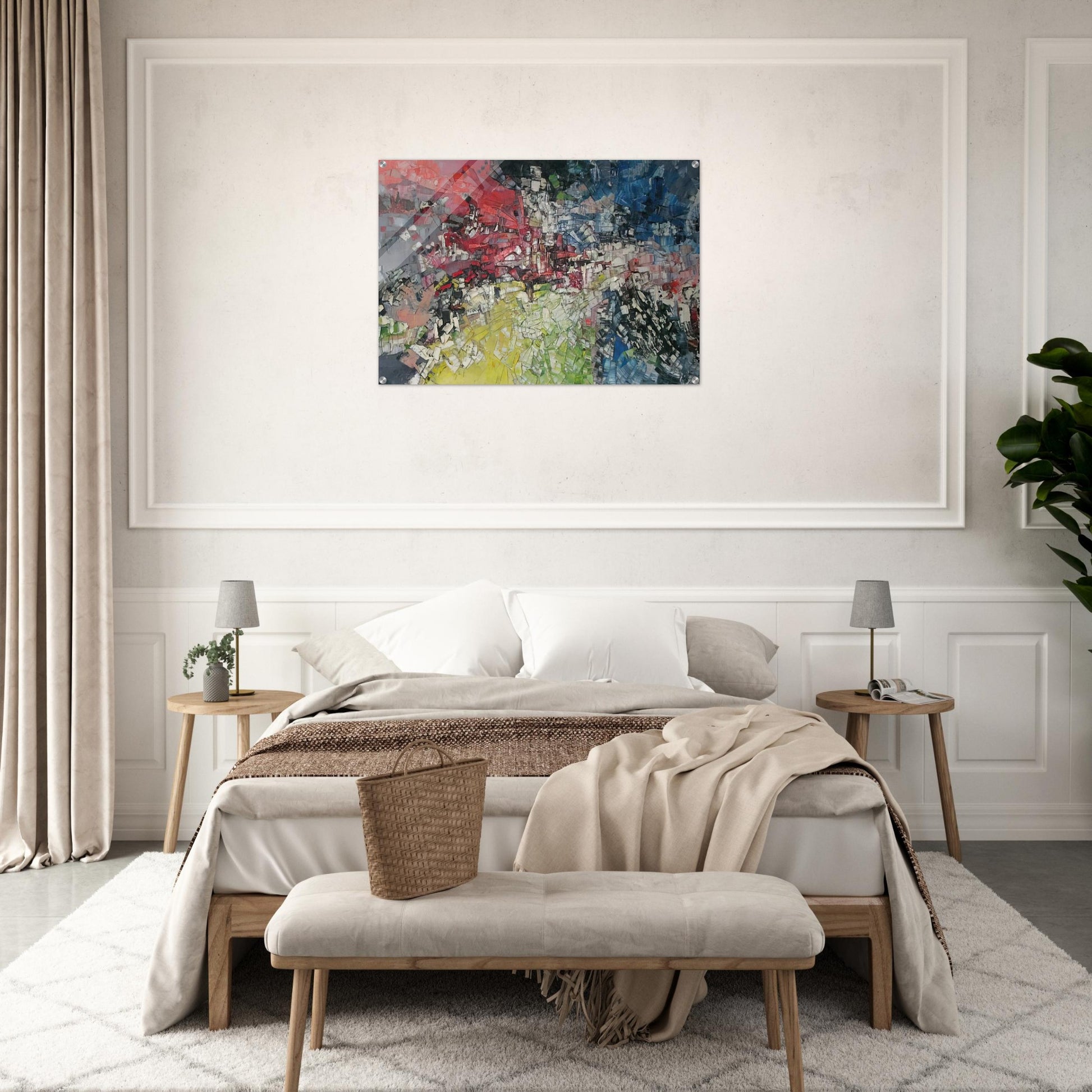 Horizons ouverts - Jean-Paul Riopelle Acrylic Print - 70x100 cm / 28x40″ inches