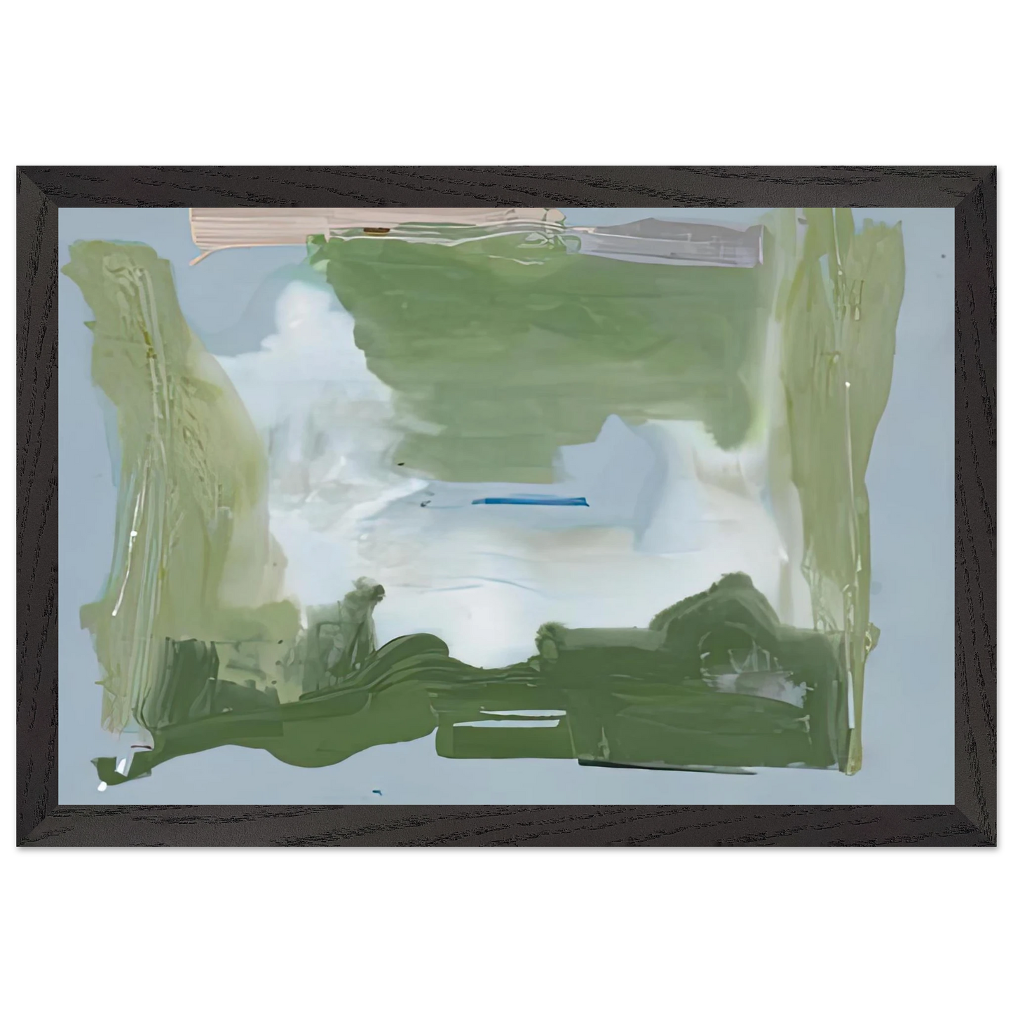 Helen Frankenthaler - Lush Spring, 1975- Wall Art - 60x80 cm / 24x32 inches - Fine Art Poster-canvas - -