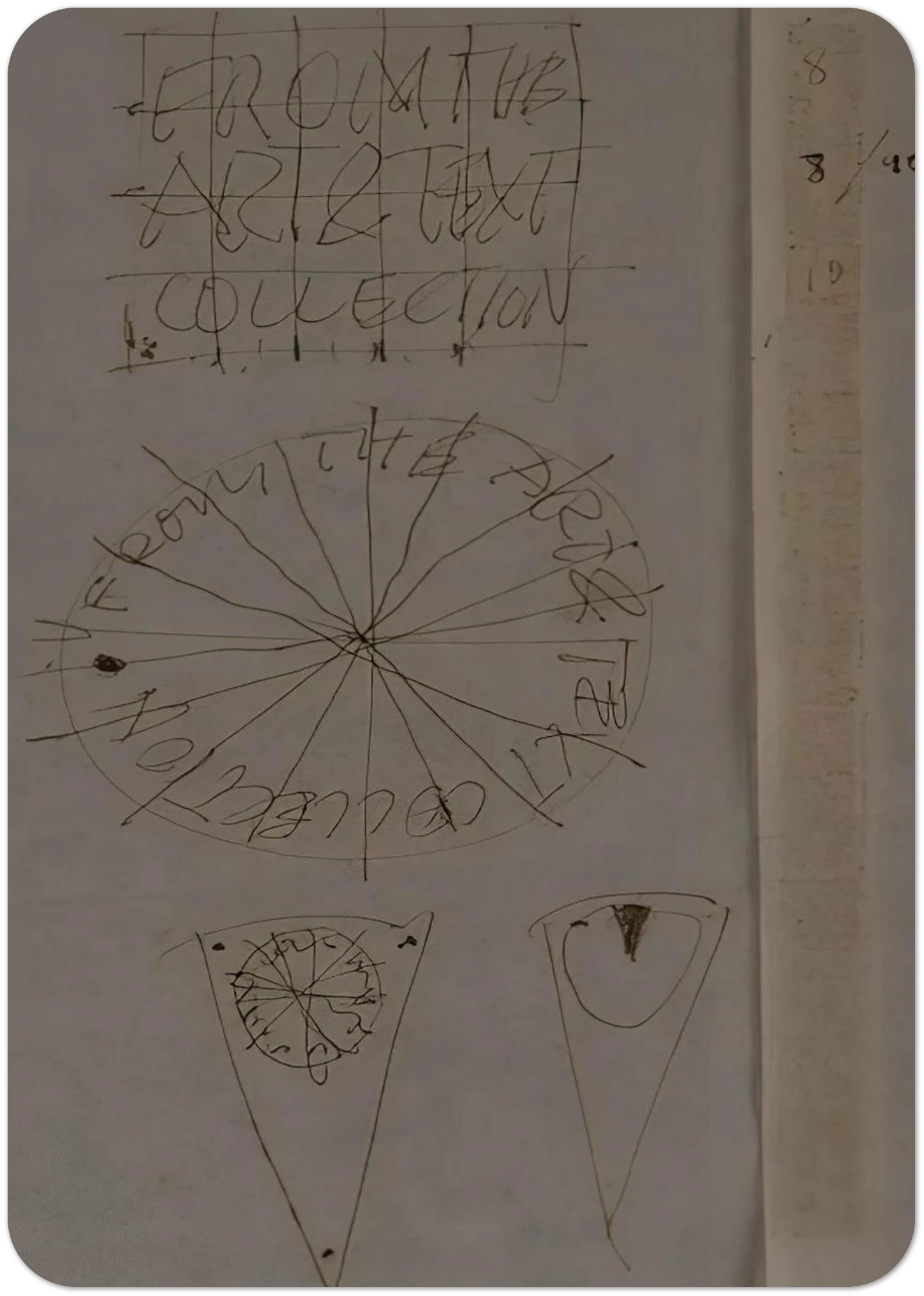 A Piece of the Pie - Conceptual Art By Billy Apple Pack of 10 Post Cards | Billy Apple Post Cards | A6 (10.5 x 14.8 cm) - 4.1 x 5.8 inches