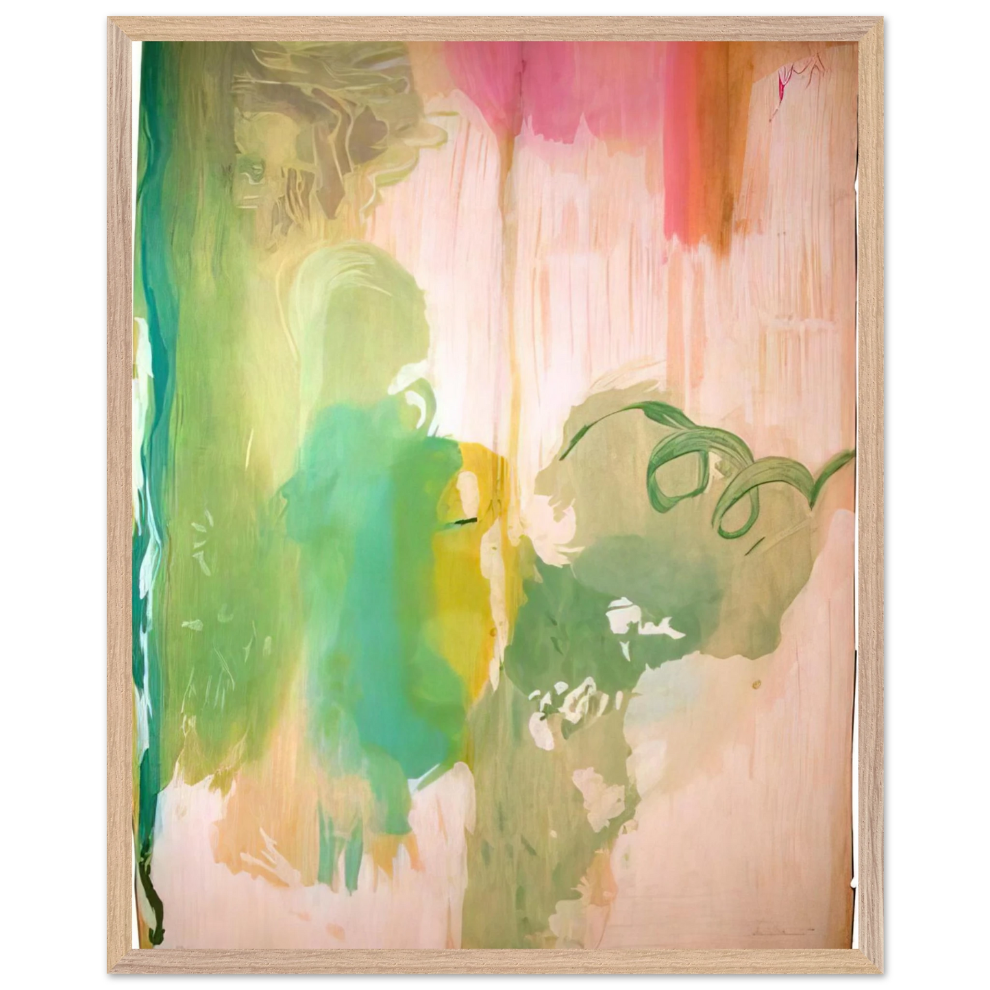 Helen Frankenthaler - Snow Pines - 2004 Wall art - 30x45 cm / 12x18 inches - Fine Art Poster-canvas - -