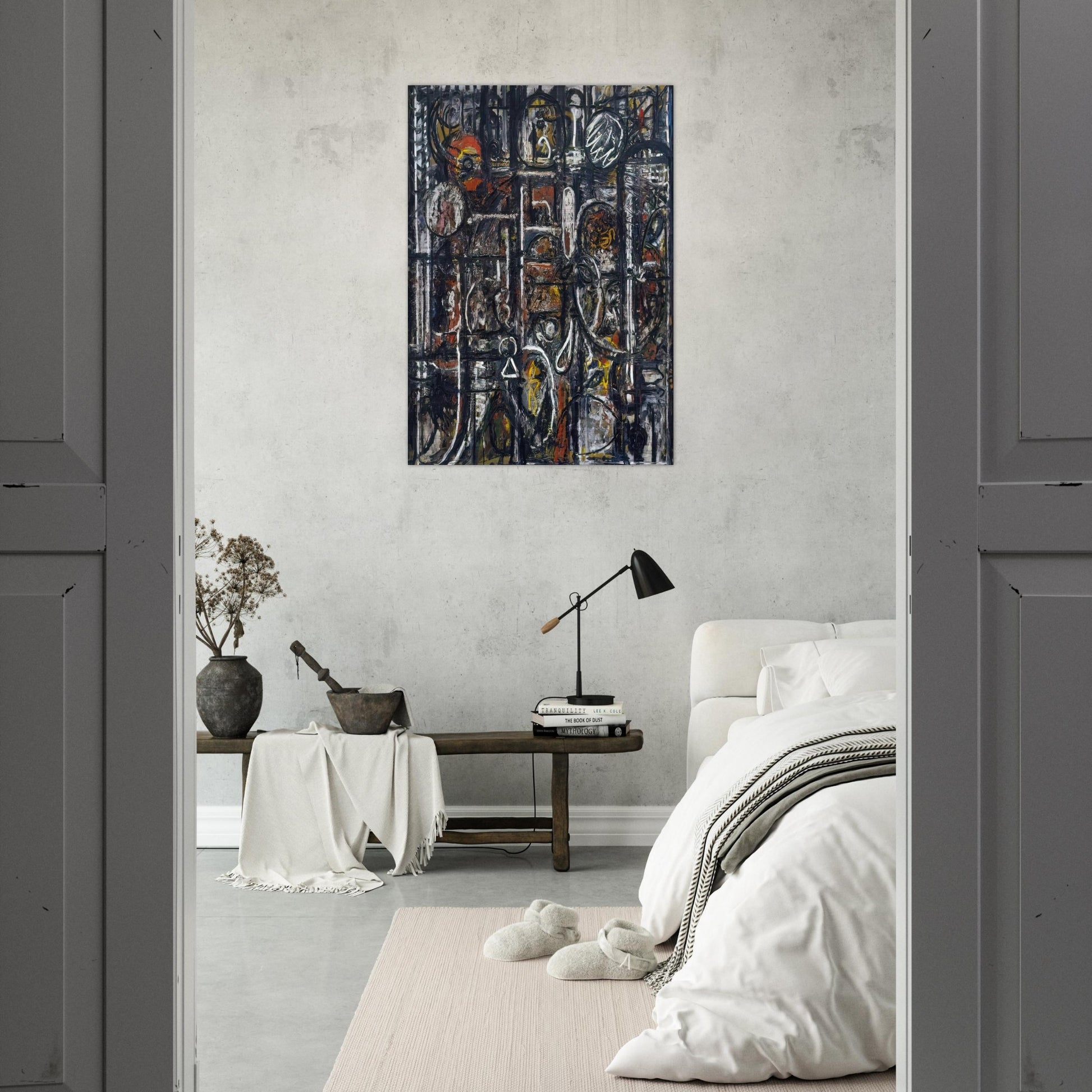 Palimpsest - Richard Pousette-Dart Brushed Aluminum Print - 70x100 cm / 28x40 inches | Richard Pousette-Dart Aluminum Print | Richard Pousette-Dart Prints