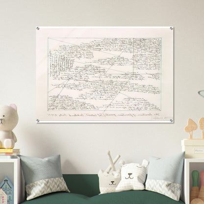 The Location of 14 Points - Sol LeWitt Acrylic Print - 70x100 cm / 28x40″ inches