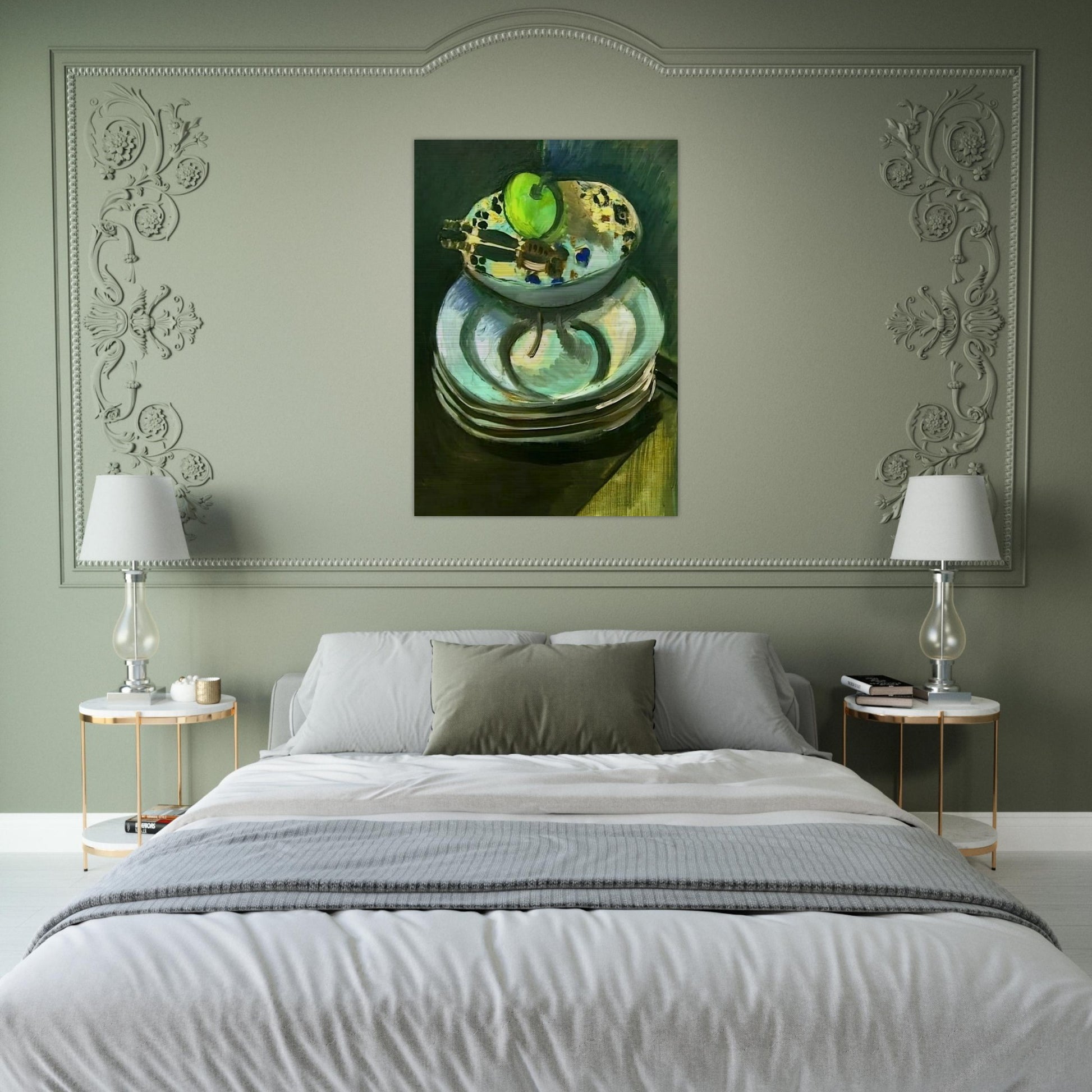 STILL LIFE WITH NUTCRACKER 1916 - Henri Matisse Brushed Aluminum Print - 70x100 cm / 28x40 inches | Henri Matisse Aluminum Print | Henri Matisse Prints