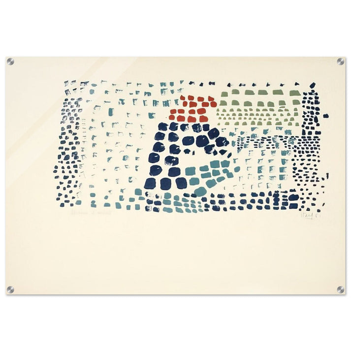 Study in Colour No. 1 Woimant Staël 93 - Art Informel - Nicolas de Stael Acrylic Print - 70x100 cm / 28x40″ inches