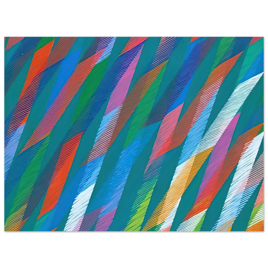 Piero Dorazio - Irish - 1998  75x100 cm / 30x40inches Fine Art Poster