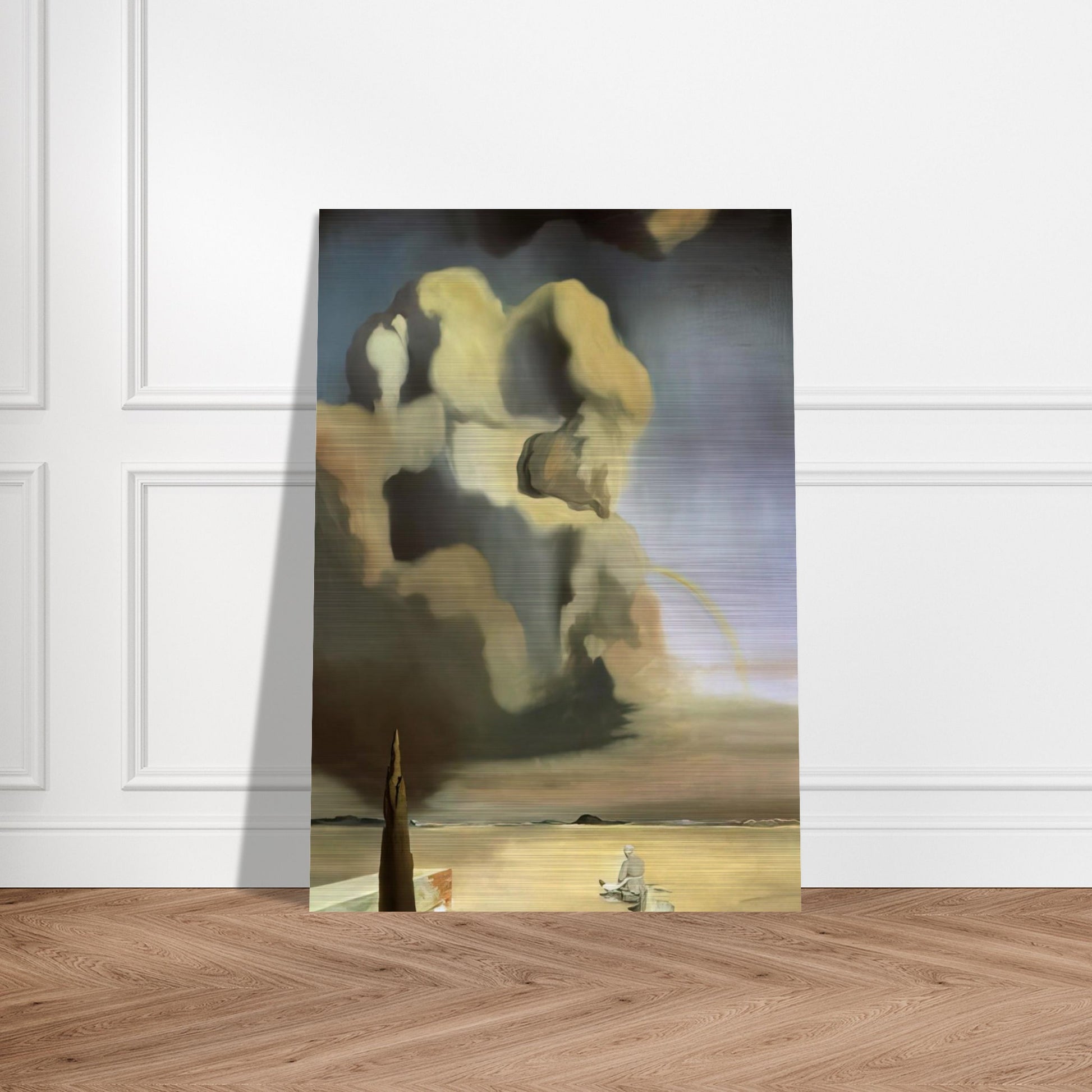 THE SPECTRE AND THE PHANTOM - Salvador Dali Brushed Aluminum Print - 70x100 cm / 28x40 inches | Salvador Dali Aluminum Print | Salvador Dali Prints