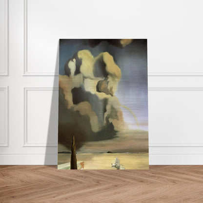 THE SPECTRE AND THE PHANTOM - Salvador Dali Brushed Aluminum Print - 70x100 cm / 28x40 inches | Salvador Dali Aluminum Print | Salvador Dali Prints