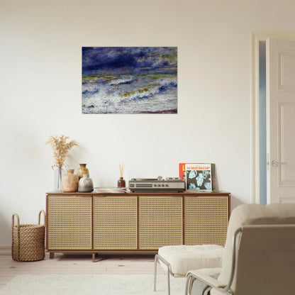 Seascape - Pierre-Auguste Renoir Brushed Aluminum Print - 70x100 cm / 28x40 inches | Pierre-Auguste Renoir Aluminum Print | Pierre-Auguste Renoir Prints