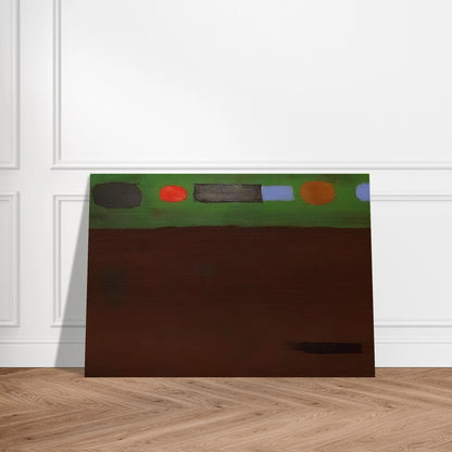 Mood - 1967 - Adolph Gottlieb Brushed Aluminum Print - 70x100 cm / 28x40 inches | Adolph Gottlieb Aluminum Print | Adolph Gottlieb Prints