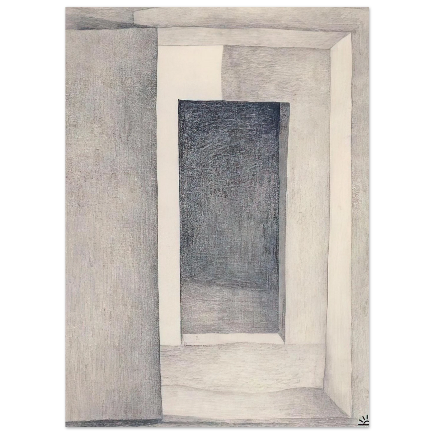 Georgia O'Keeffe - Patio Door Fine Art Poster