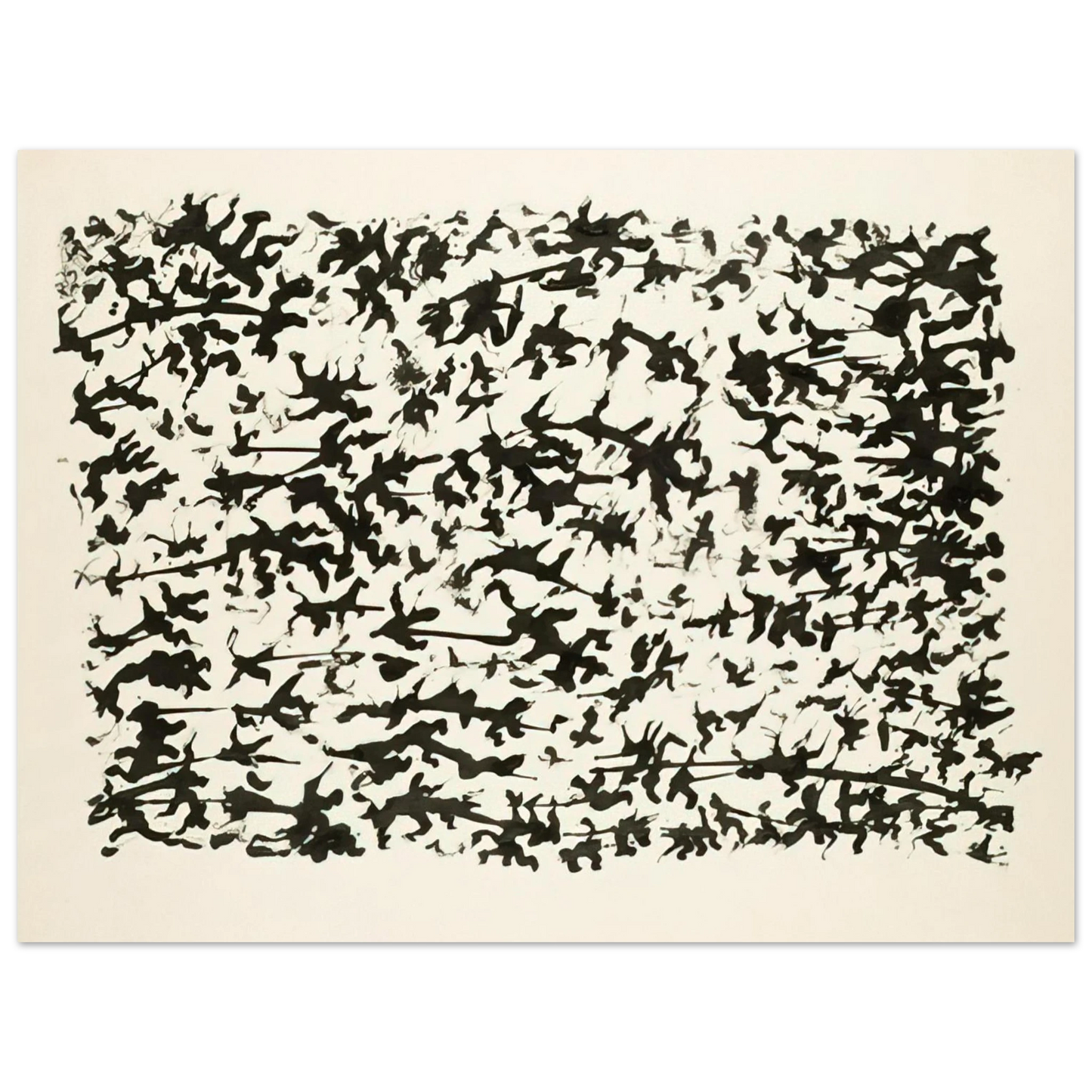 Henri Michaux - UNTITLED 7  75x100 cm / 30x40inches Fine Art Poster