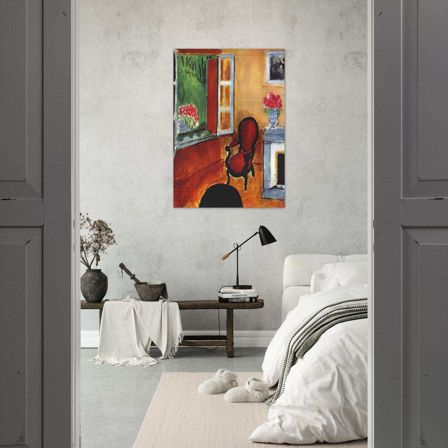 INTERIOR 1940 - Henri Matisse Brushed Aluminum Print - 70x100 cm / 28x40 inches | Henri Matisse Aluminum Print | Henri Matisse Prints