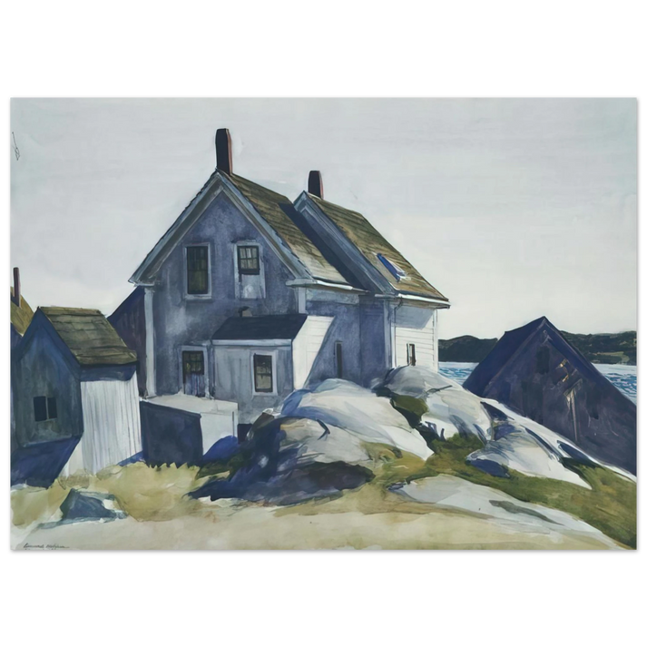 Edward Hopper - House at the Fort, Gloucester Fine Art Poster