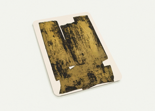 Eau forte XII - 1957 By Pierre Soulages Pack of 10 Post Cards | Pierre Soulages Post Cards | A6 (10.5 x 14.8 cm) - 4.1 x 5.8 inches