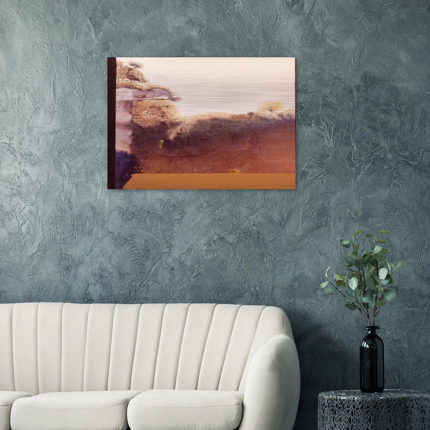 Lost In Rio De Janiero - Lyrical Abstraction - Ronnie Landfield Brushed Aluminum Print - 70x100 cm / 28x40 inches | Ronnie Landfield Aluminum Print | Ronnie Landfield Prints