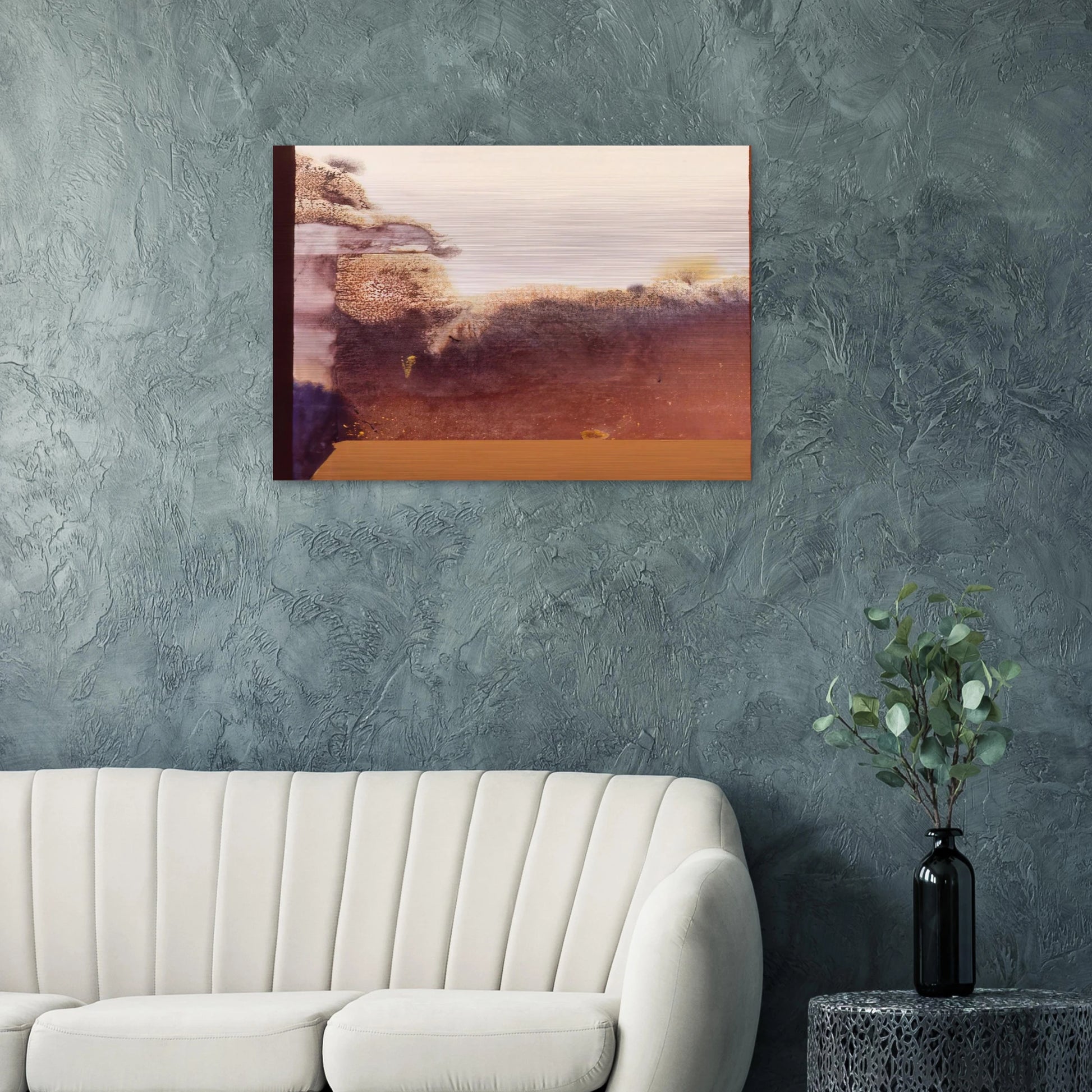 Lost In Rio De Janiero - Lyrical Abstraction - Ronnie Landfield Brushed Aluminum Print - 70x100 cm / 28x40 inches | Ronnie Landfield Aluminum Print | Ronnie Landfield Prints