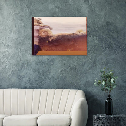 Lost In Rio De Janiero - Lyrical Abstraction - Ronnie Landfield Brushed Aluminum Print - 70x100 cm / 28x40 inches | Ronnie Landfield Aluminum Print | Ronnie Landfield Prints