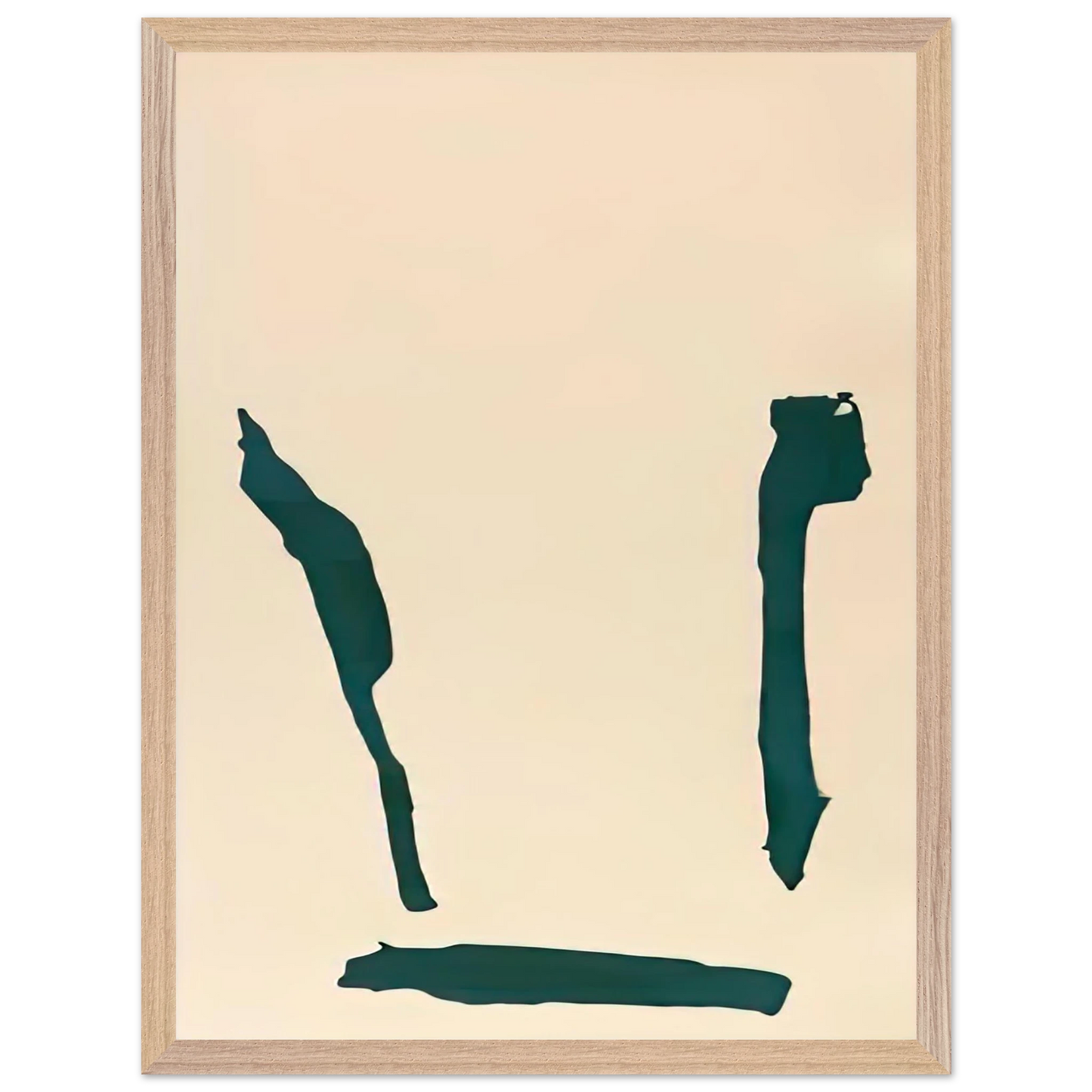 Helen Frankenthaler - Cloister, 1969- Wall Art - 60x80 cm / 24x32 inches - Premium Wooden Framed Poster With Fine Art Paper-canvas - White frame