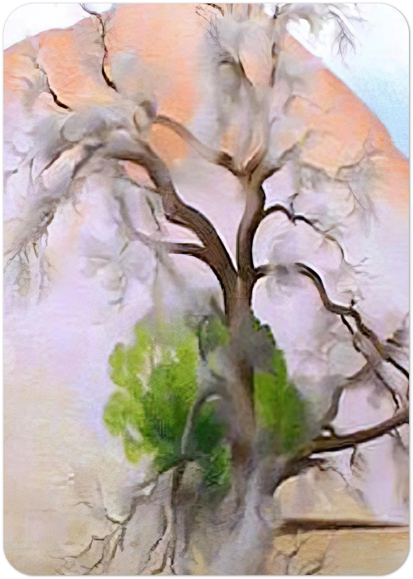 Pinons with Cedar By Georgia O'Keeffe Pack of 10 Post Cards | Georgia O'Keeffe Post Cards | A6 (10.5 x 14.8 cm) - 4.1 x 5.8 inches