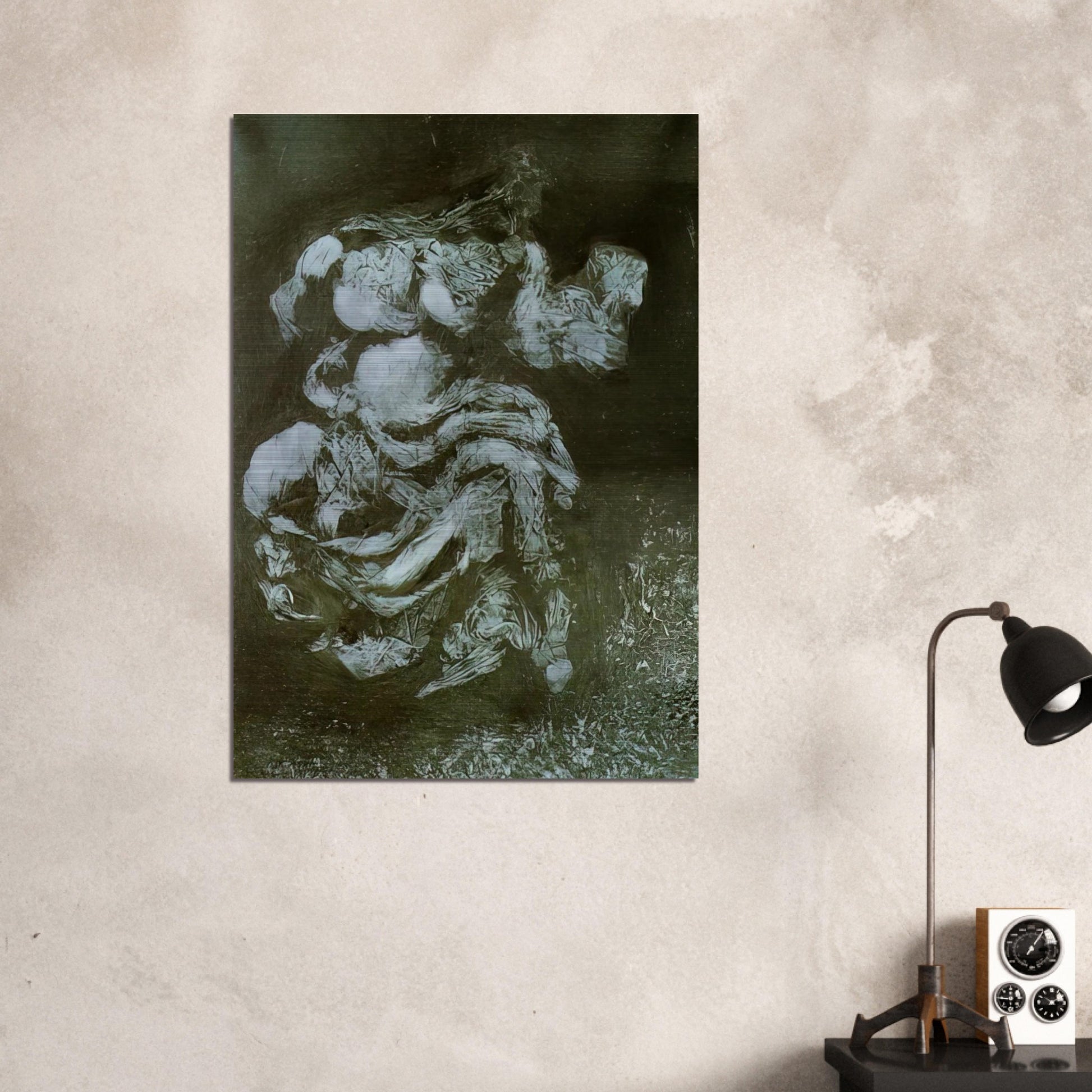 A FATE OF THE PARTHENON - Salvador Dali Brushed Aluminum Print - 70x100 cm / 28x40 inches | Salvador Dali Aluminum Print | Salvador Dali Prints