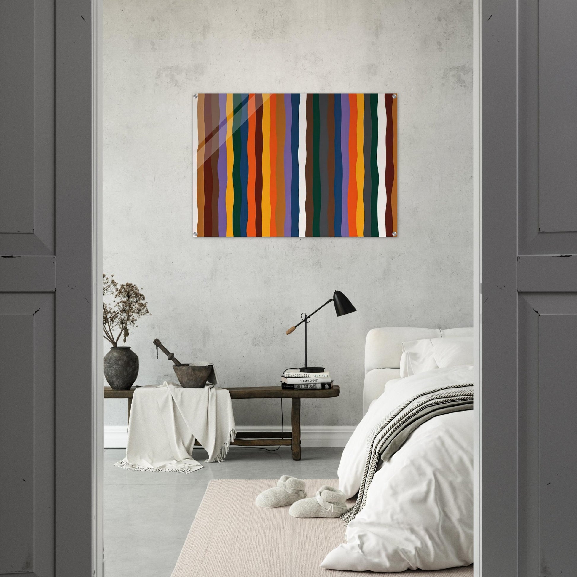 #20 - 1977 - Karl Benjamin Acrylic Print - 70x100 cm / 28x40″ inches | Karl Benjamin Wall Art | Karl Benjamin Prints