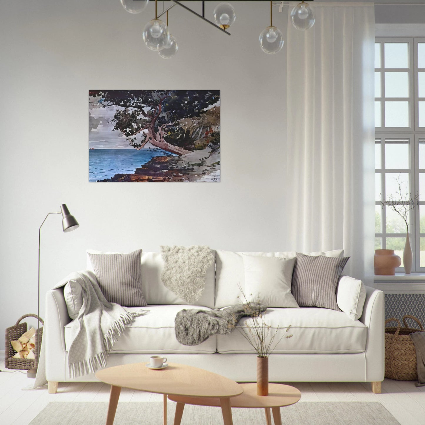 NORTH ROAD BERMUDA - Winslow Homer Brushed Aluminum Print - 70x100 cm / 28x40 inches | Winslow Homer Aluminum Print | Winslow Homer Prints