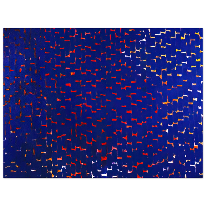 Alma Woodsey Thomas - EVENING GLOW 1972  75x100 cm / 30x40inches Fine Art Poster