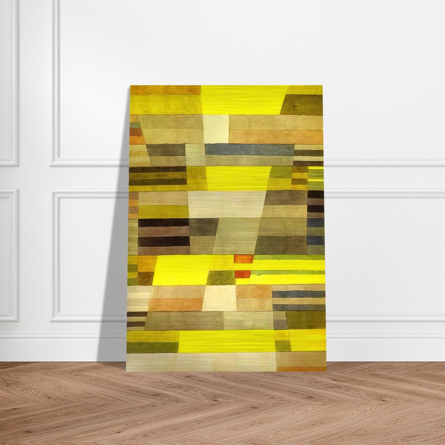 MONUMENT 1929 - Paul Klee Brushed Aluminum Print - 70x100 cm / 28x40 inches | Paul Klee Aluminum Print | Paul Klee Prints