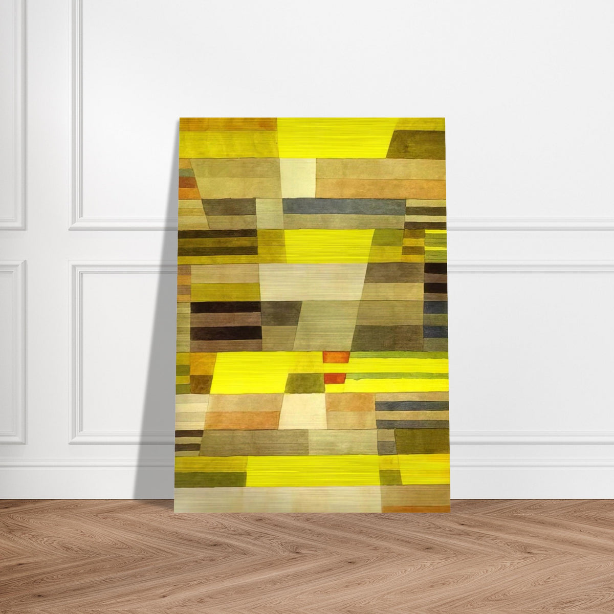 MONUMENT 1929 - Paul Klee Brushed Aluminum Print - 70x100 cm / 28x40 inches | Paul Klee Aluminum Print | Paul Klee Prints
